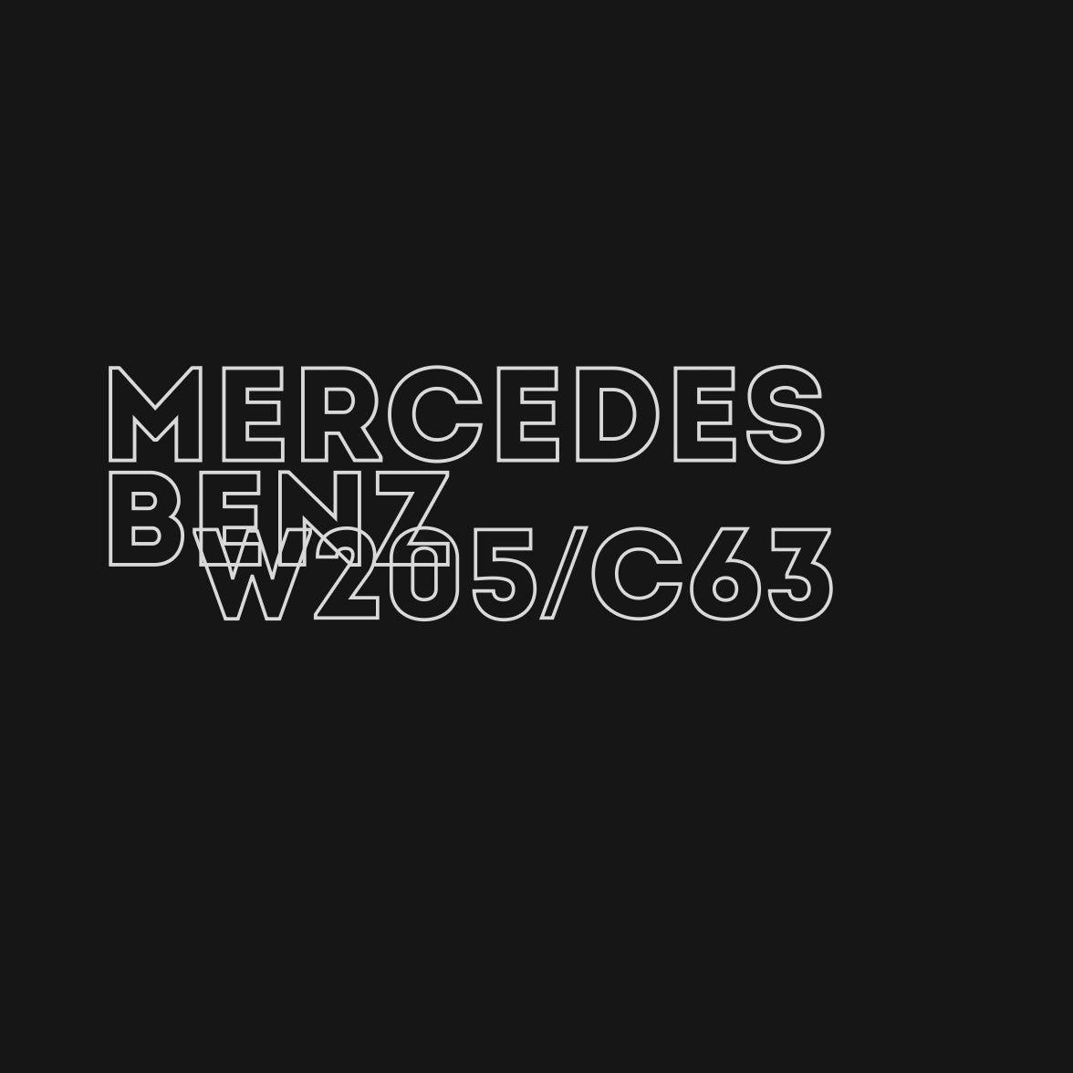 MERCEDES-BENZ W205/C63