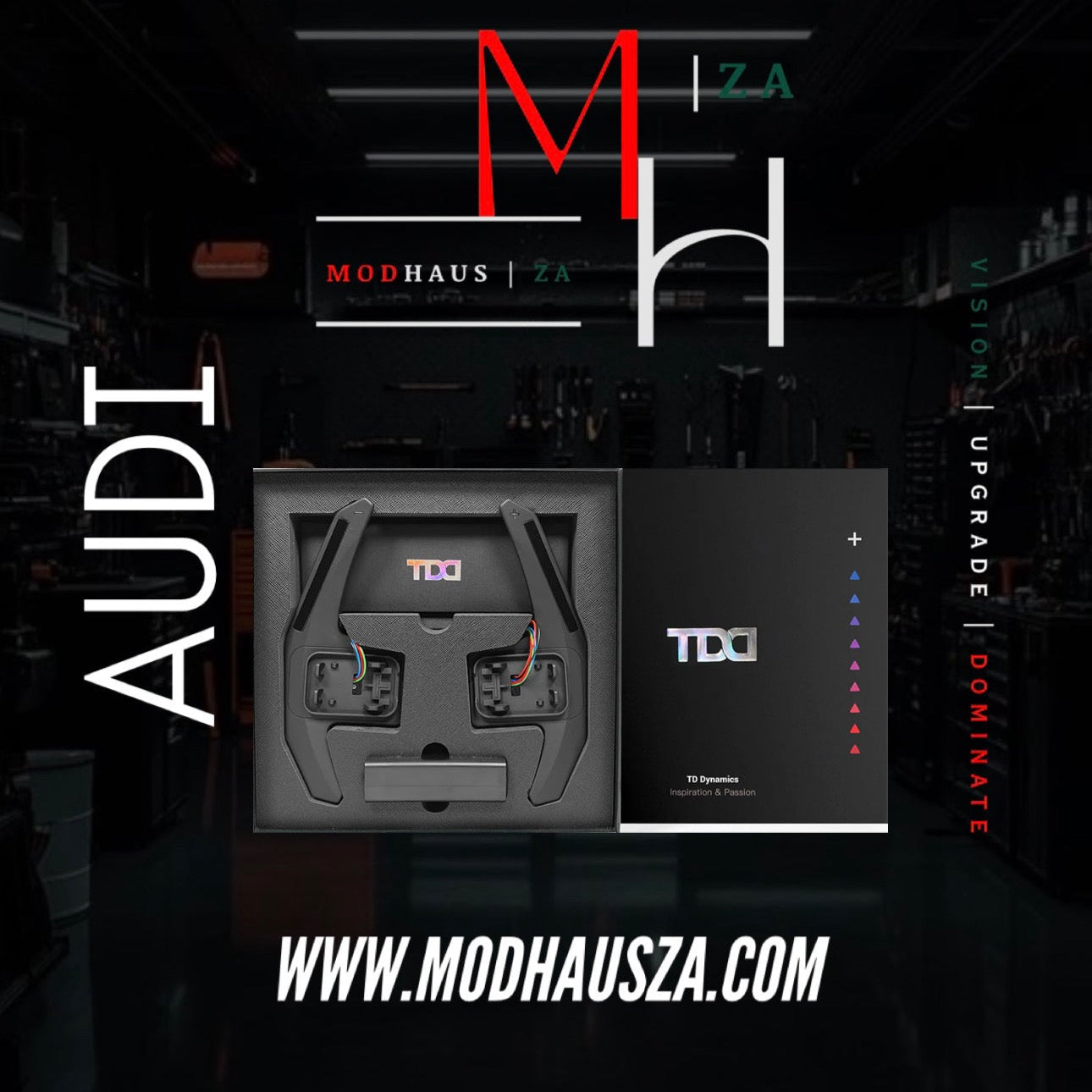 AUDI RS/S/R DSG CARBON LED PADDLE SHIFT EXTENSION