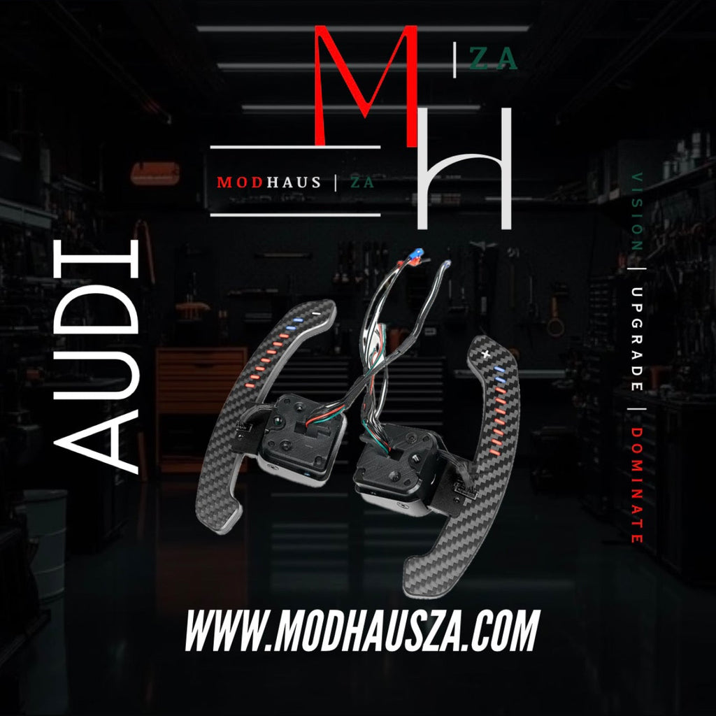 AUDI RS/S/R DSG CARBON LED PADDLE SHIFT EXTENSION