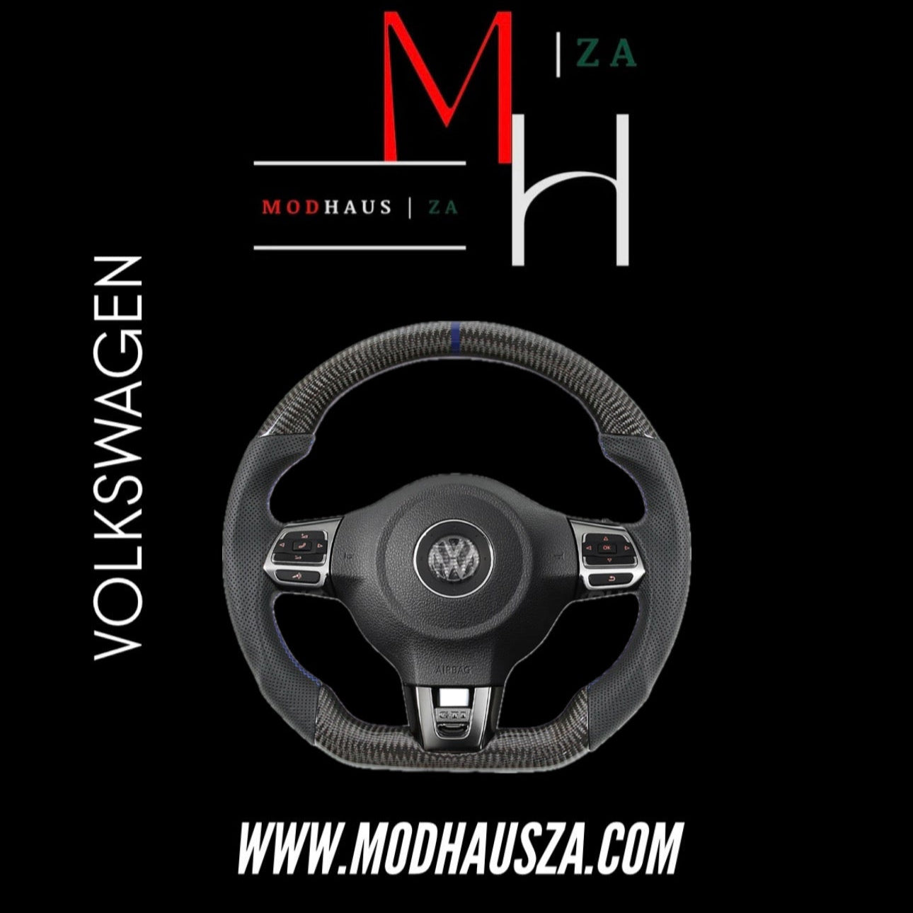 GOLF MK6 CARBON FIBRE STEERING