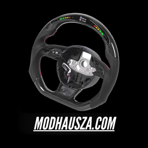 AUDI RS/S LINE CARBON FIBRE LED STEERING