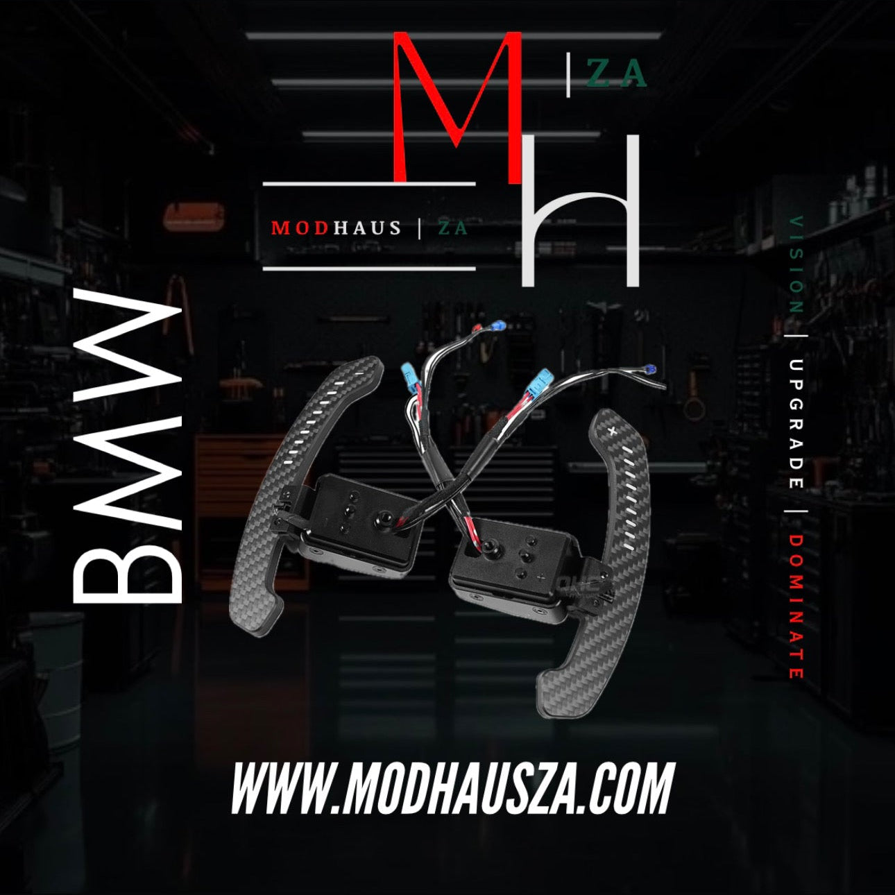 BMW F-SERIES LED CARBON PADDLE SHIFT EXTENSION