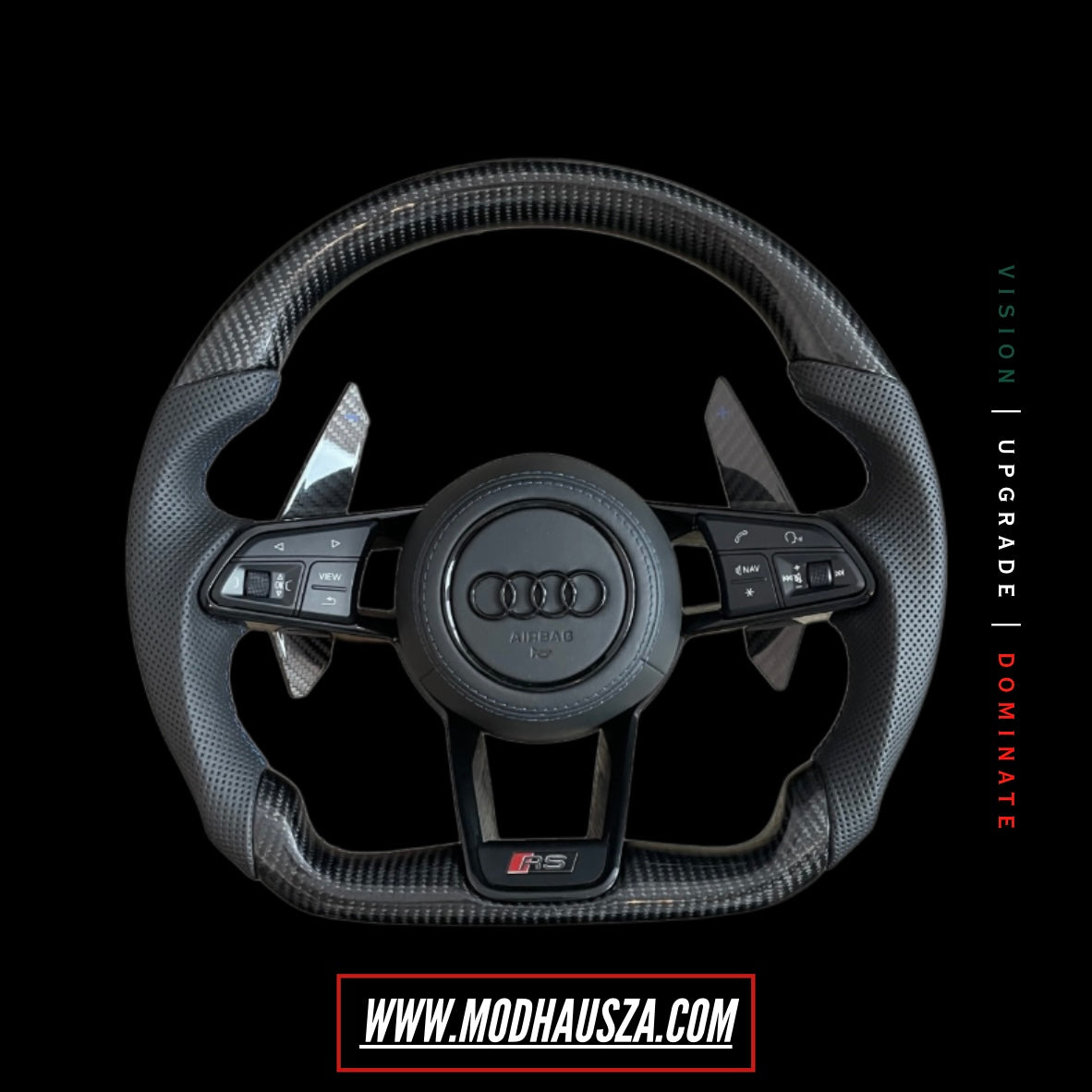 AUDI RS/S LINE CARBON FIBRE STEERING