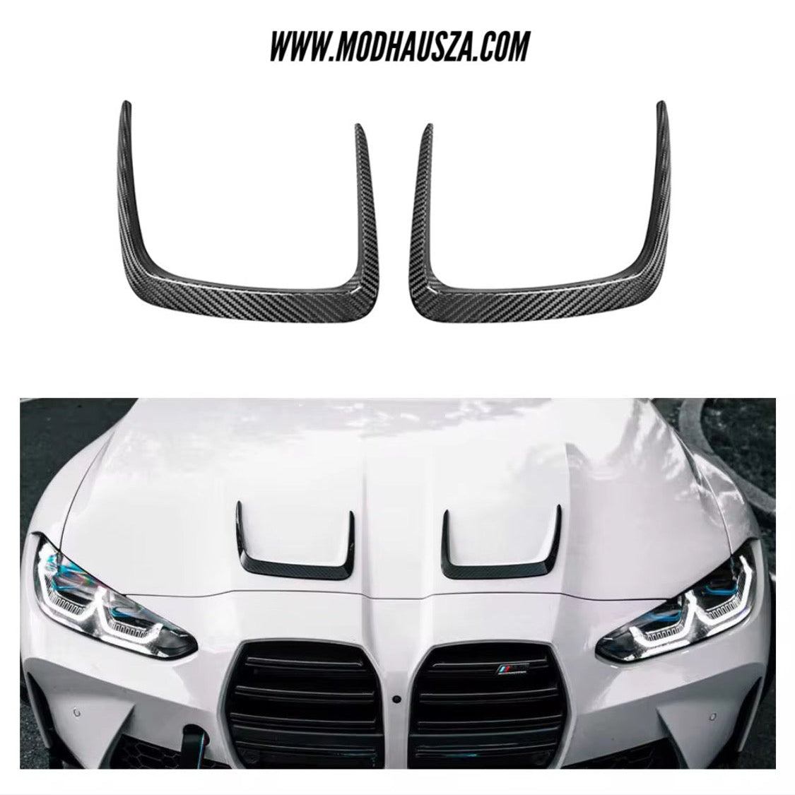 BMW G80/G82 CARBON FIBRE BONNET HOOD INSERT