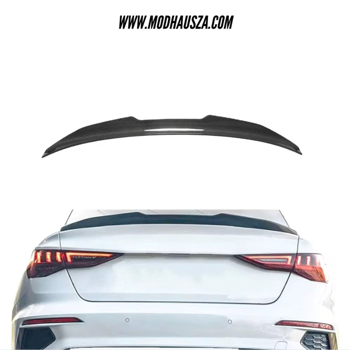 AUDI 8Y/RS3 SEDAN PSM STYLE CARBON FIBRE BOOT SPOILER