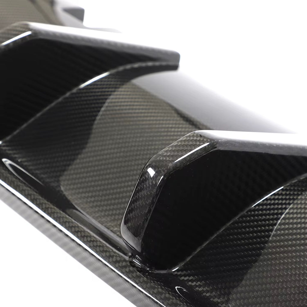 VW GOLF MK8R AERO STYLE CARBON FIBRE DIFFUSER