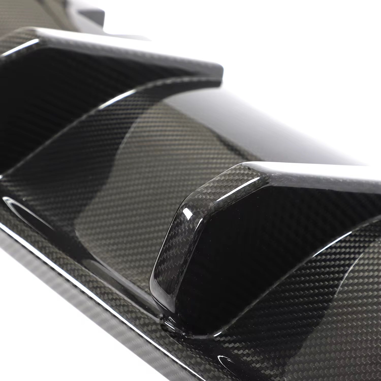 VW GOLF MK8R AERO STYLE CARBON FIBRE DIFFUSER