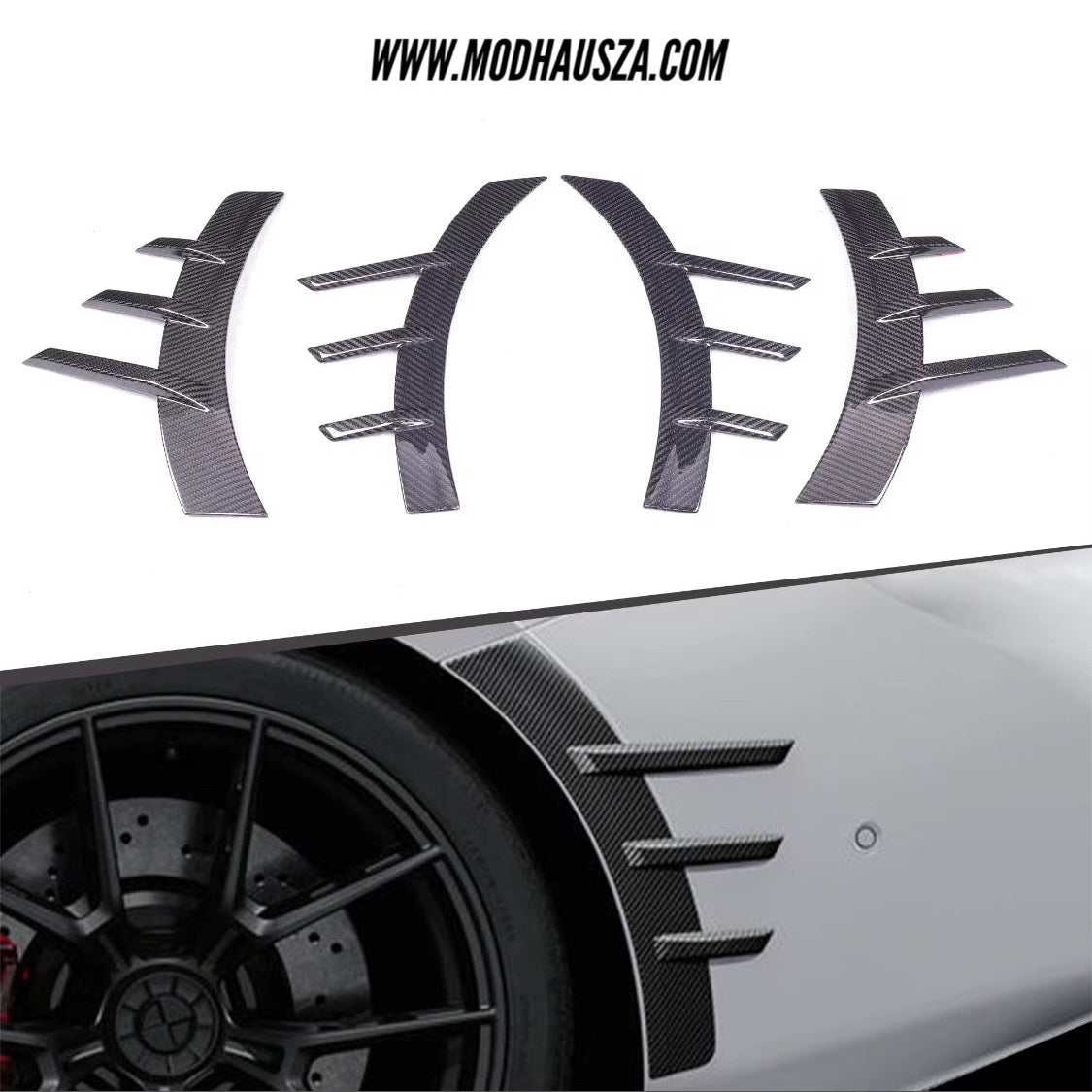 BMW G87/M2 CARBON FIBRE M PERFORMANCE FENDER ARCH TRIM KIT