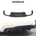MERCEDES-BENZ W204/C63 PRE-FACELIFT V-STYLE CARBON FIBRE DIFFUSER
