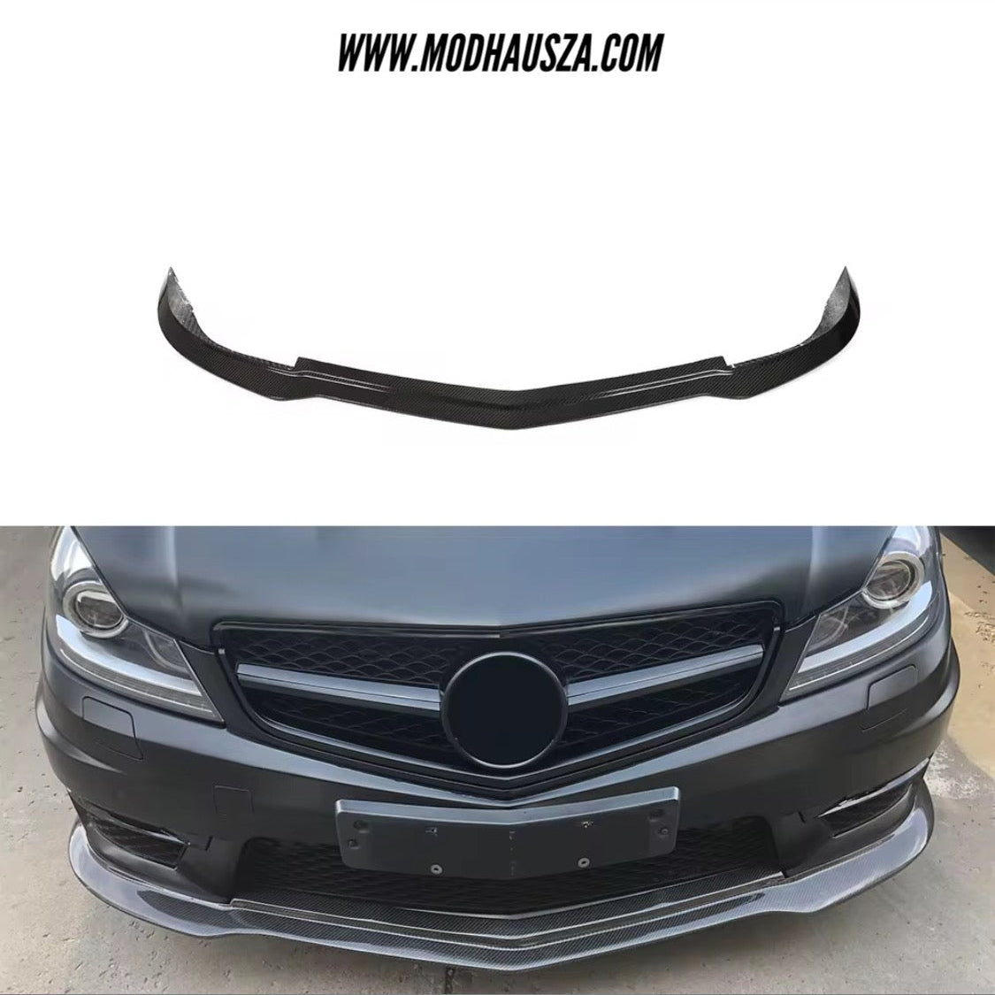 MERCEDES-BENZ W204/C63 FACELIFT GH STYLE CARBON FIBRE FRONT LIP