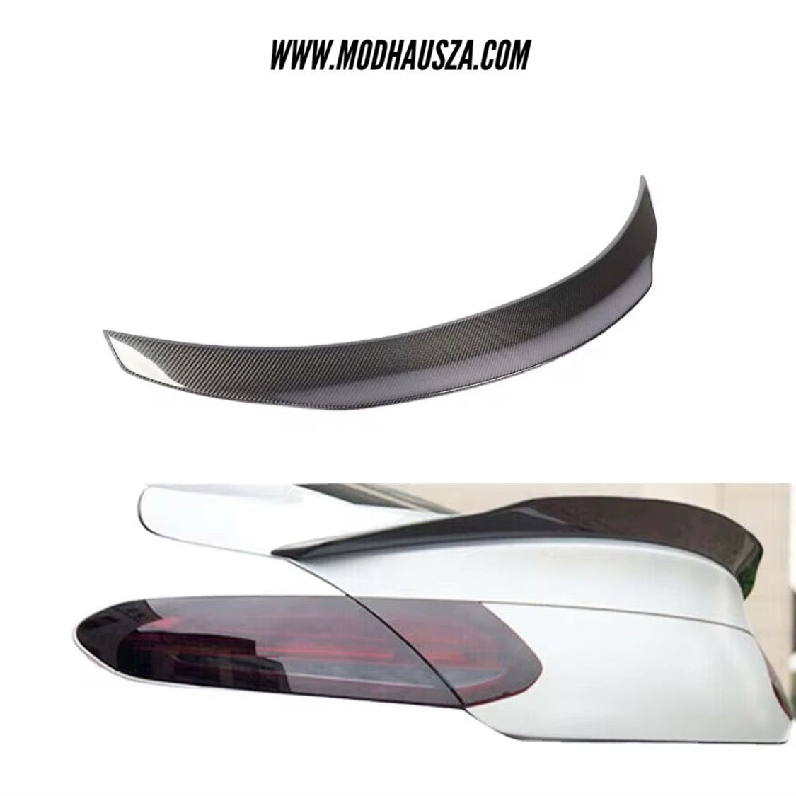 MERCEDES BENZ W205/C63 COUPE CARBON FIBRE PSM STYLE BOOT SPOILER