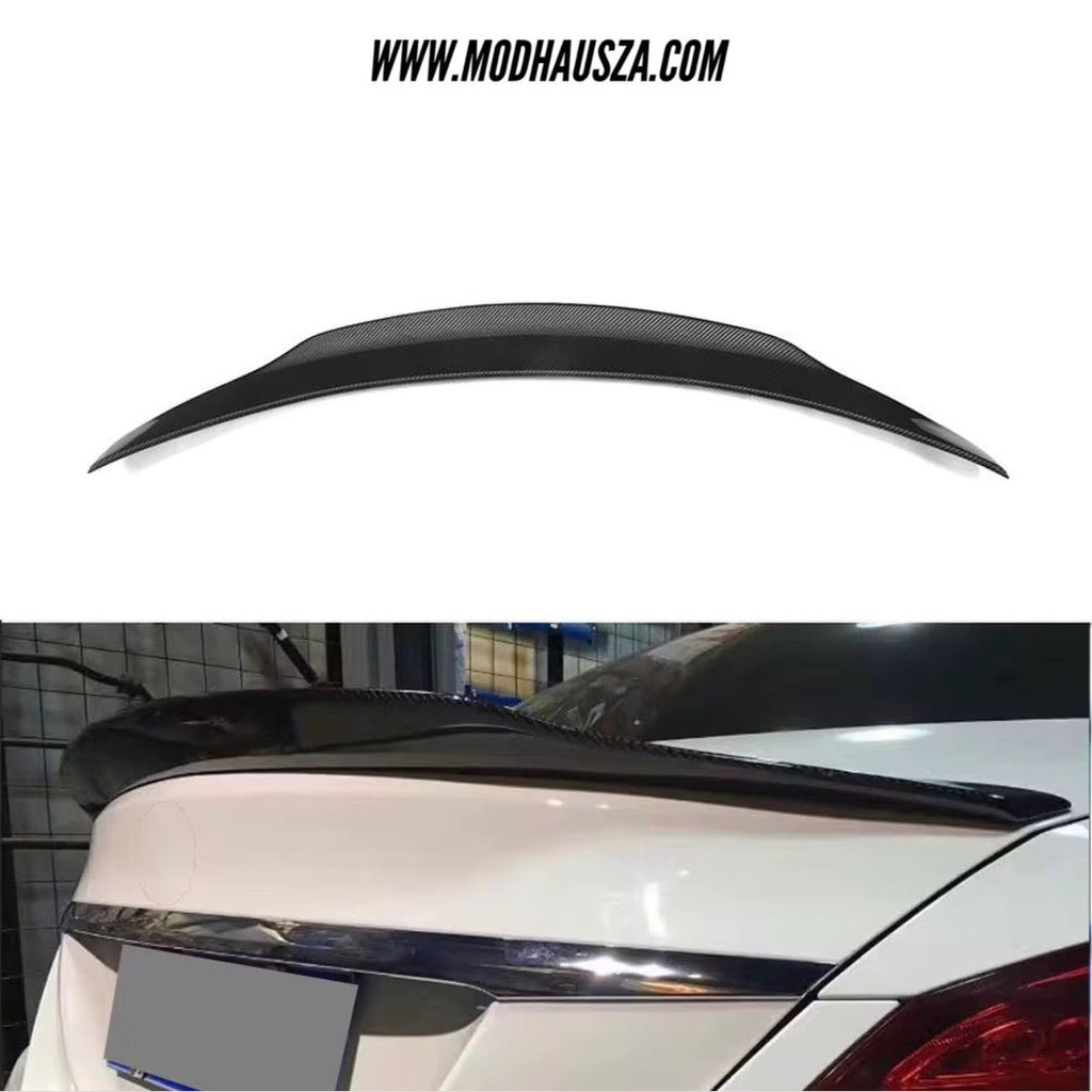 MERCEDES BENZ W205/C63 SEDAN CARBON FIBRE PSM STYLE BOOT SPOILER