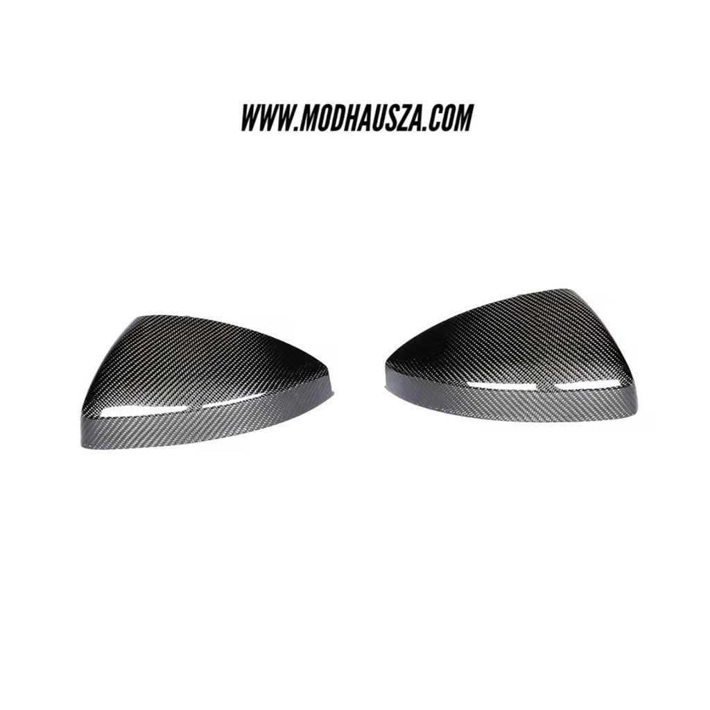 AUDI 8S/TT RS CARBON FIBRE SIDE MIRROR COVERS WITH LANE ASSIST