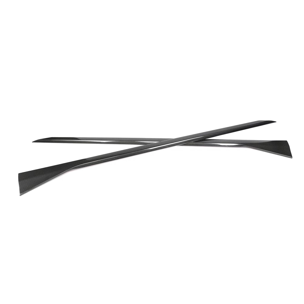 BMW G90/G91/M5 CARBON FIBRE M-PERFORMANCE STYLE SIDE SKIRT EXTENSIONS