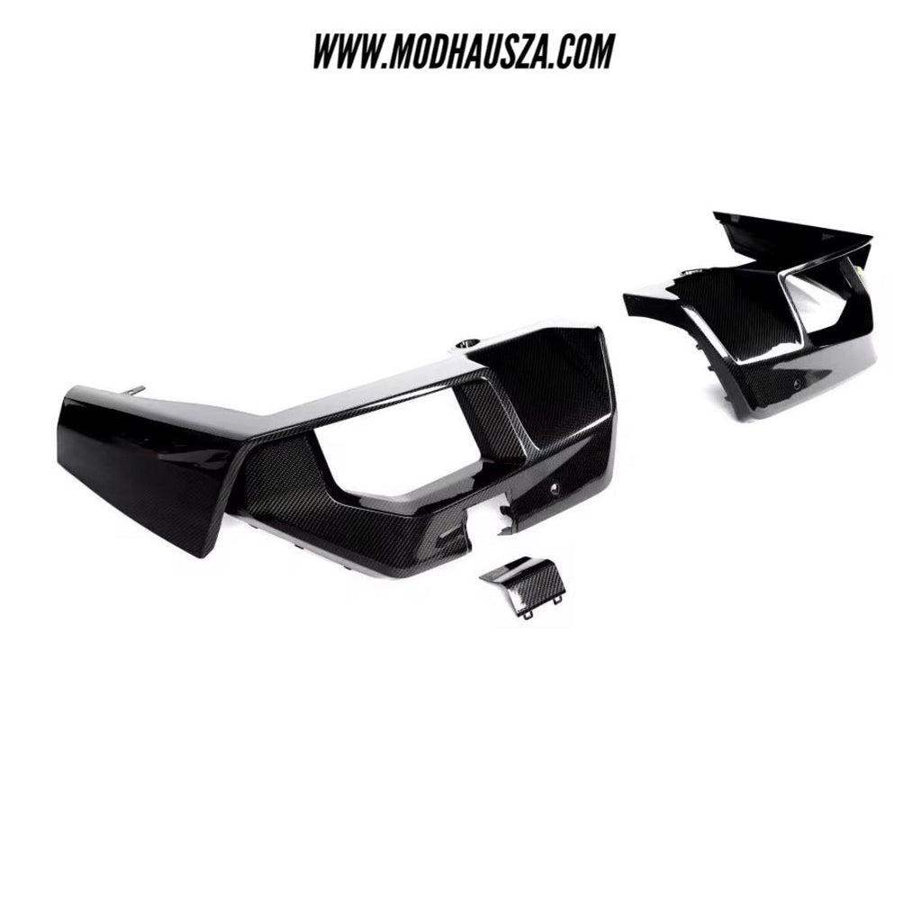 BMW G90/G91/M5 CARBON FIBRE M-PERFORMANCE STYLE REAR DIFFUSER