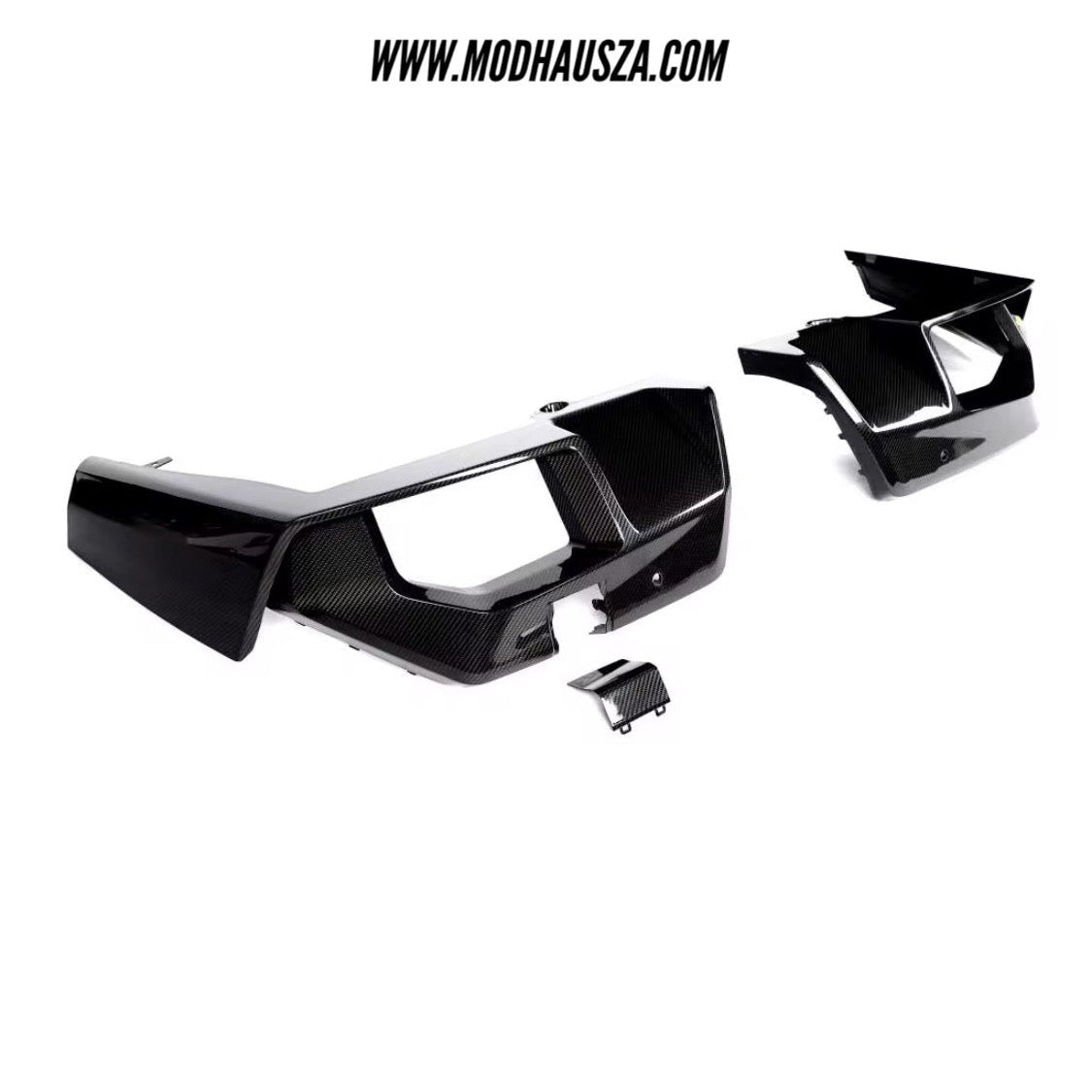 BMW G90/G91/M5 CARBON FIBRE M-PERFORMANCE STYLE REAR DIFFUSER